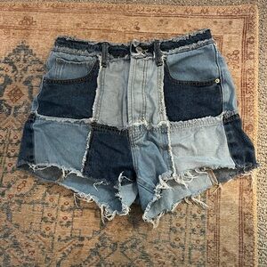 Wild Fable Patchwork Denim Shorts